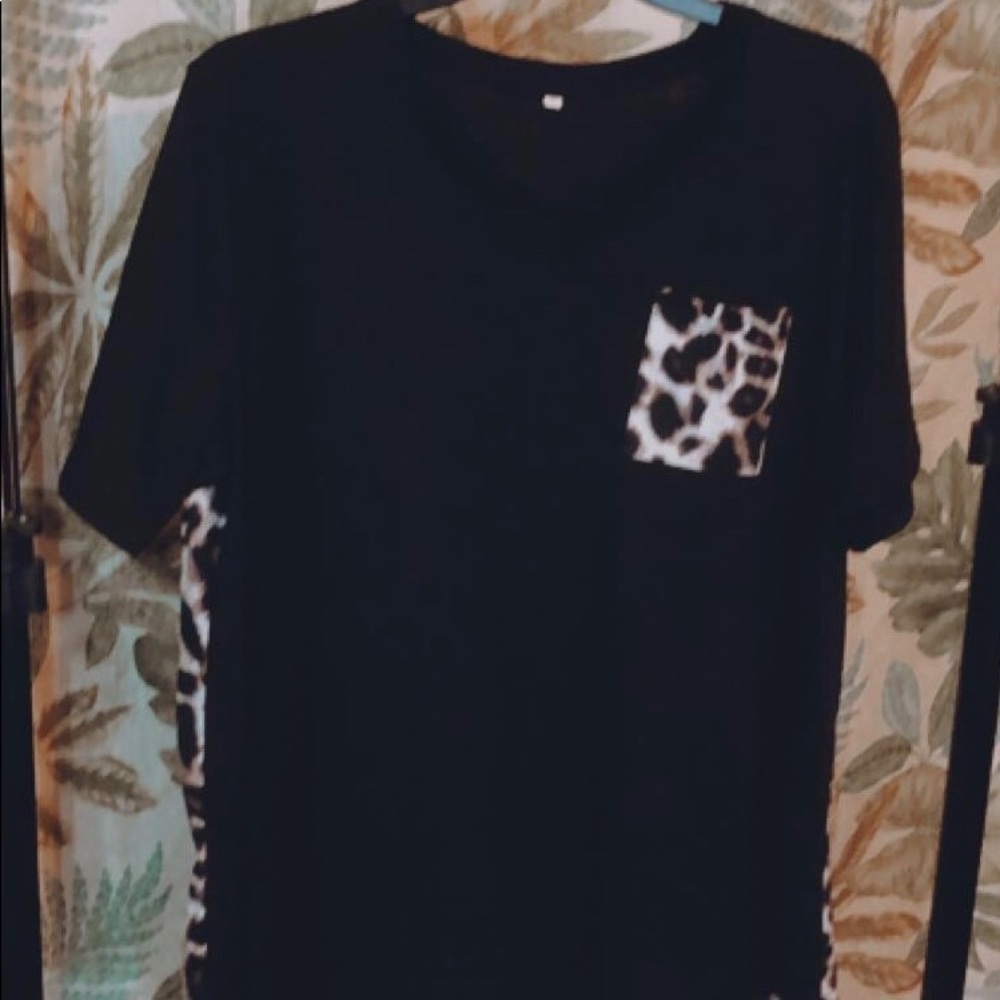 Leopard print/ Black